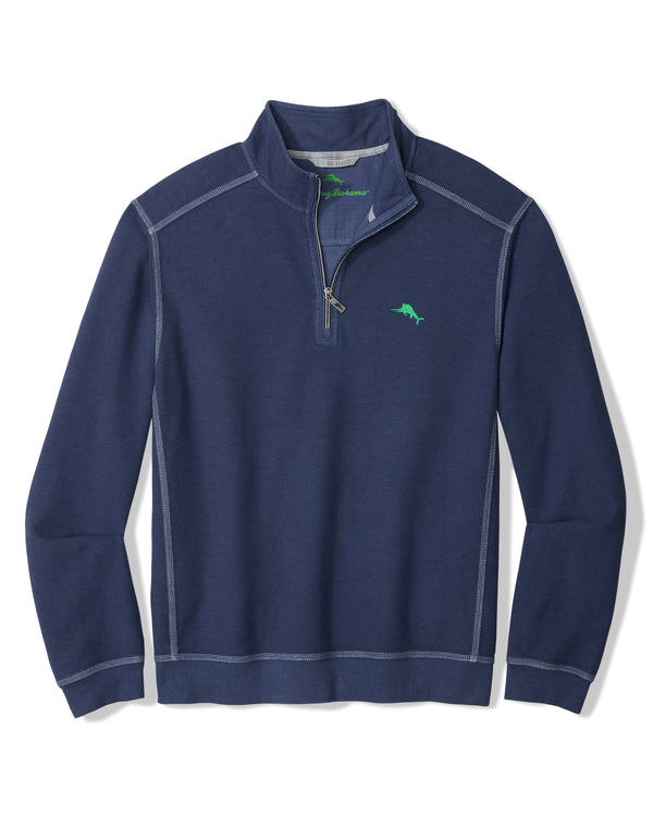 Tommy Bahama Montego Beach Half Zip | Island Navy