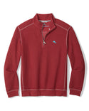 Tommy Bahama Montego Beach Half Zip | Dark Sangria