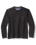 Tommy Bahama Long Sleeve Cascade Fade Crew | Black