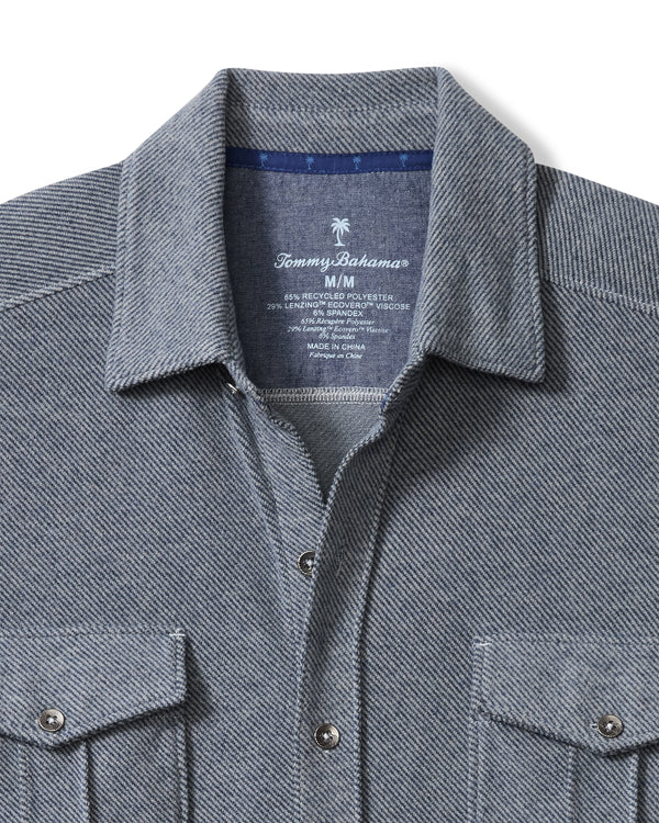 Tommy Bahama Fire Side Over Shirt | Dress Blues