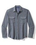 Tommy Bahama Fire Side Over Shirt | Dress Blues