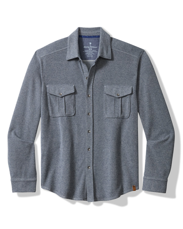 Tommy Bahama Fire Side Over Shirt | Dress Blues