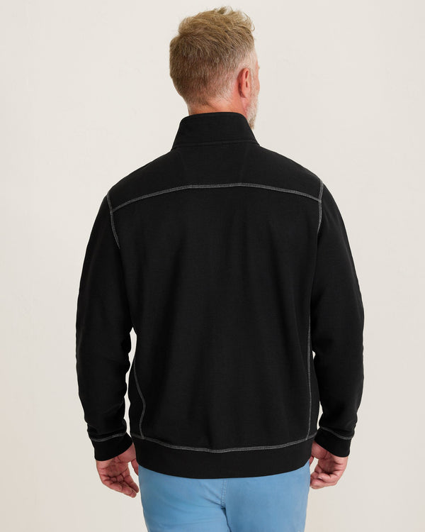 Tommy Bahama Montego Beach Full-Zip Sweatshirt | Black