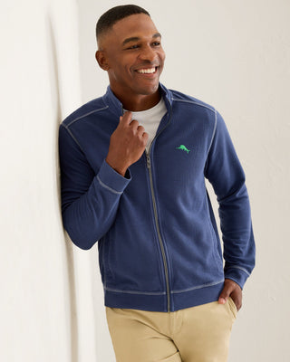 Tommy Bahama Montego Beach Full-Zip Sweatshirt | Island Navy