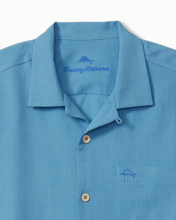 Tommy Bahama Coastal Breeze Check IslandZone® Camp Shirt | Vacation Blue - Caswell's Fine Menswear