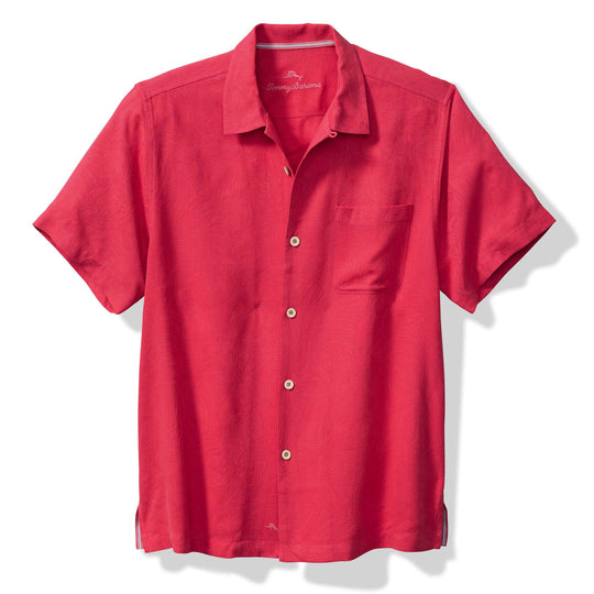 Tommy Bahama Tropic Isles Silk Camp Shirt | Raspberry