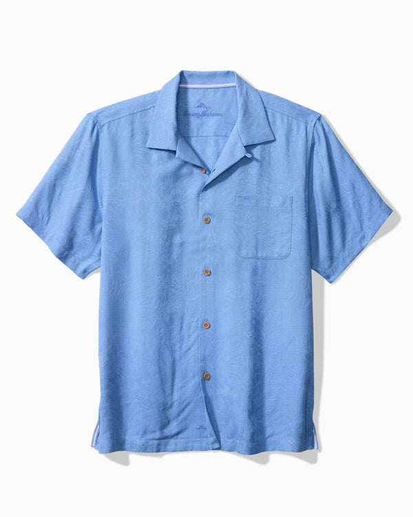 Tommy Bahama Tropic Isles Silk Camp Shirt, New Blue - Caswell's Fine Menswear