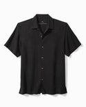 Tommy Bahama Bali Border Silk Camp Shirt, Black - Caswell's Fine Menswear