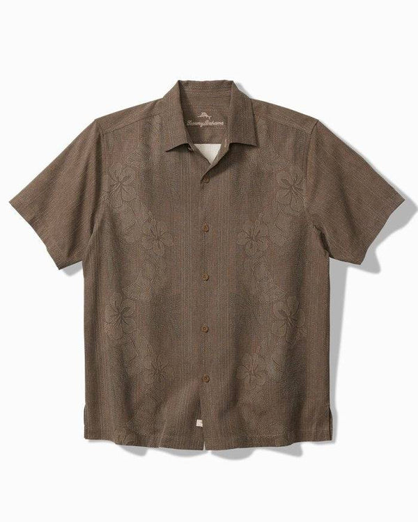 Tommy Bahama Bali Border Silk Camp Shirt | Auberage - Caswell's Fine Menswear