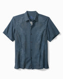 Tommy Bahama Bali Border Silk Camp Shirt, Navy - Caswell's Fine Menswear
