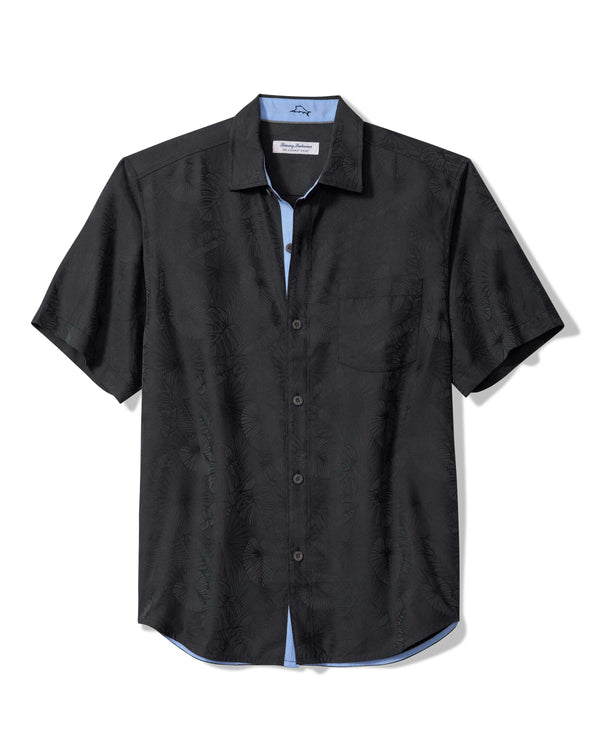 Tommy Bahama  Coconut Point Keep It Frondly IslandZone® Camp Shirt | Black - Caswell's Fine Menswear