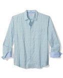 Tommy Bahama Barbados Breeze Playa Plaid Stretch-Linen Shirt | Aquifer
