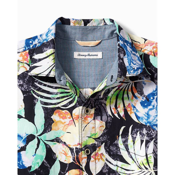 Tommy Bahama Tortola Hasta La Fuego Camp Shirt | Black - Caswell's Fine Menswear