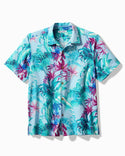 Tommy Bahama Gustavia Grove IslandZone® Silk-Blend Camp Shirt | Playa Azul - Caswell's Fine Menswear