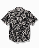 Tommy Bahama Hibiscus Hideaway Silk Camp Shirt | Black - Caswell's Fine Menswear