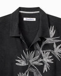 Tommy Bahama Across Paradise Silk Camp Shirt | Black - Caswell's Fine Menswear