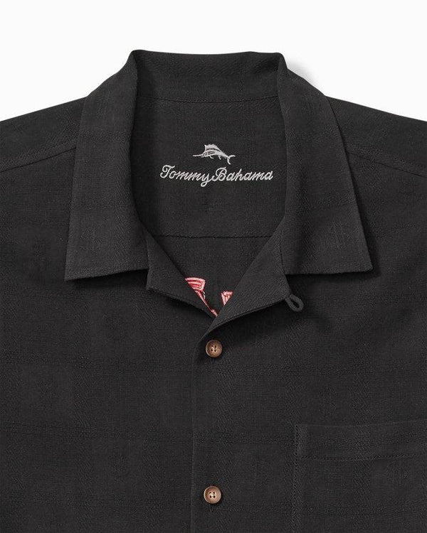 Tommy Bahama Vegas State of Mind Silk Camp Shirt | Black - Caswell's Fine Menswear