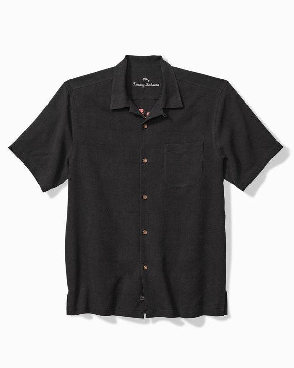 Tommy Bahama Vegas State of Mind Silk Camp Shirt | Black - Caswell's Fine Menswear