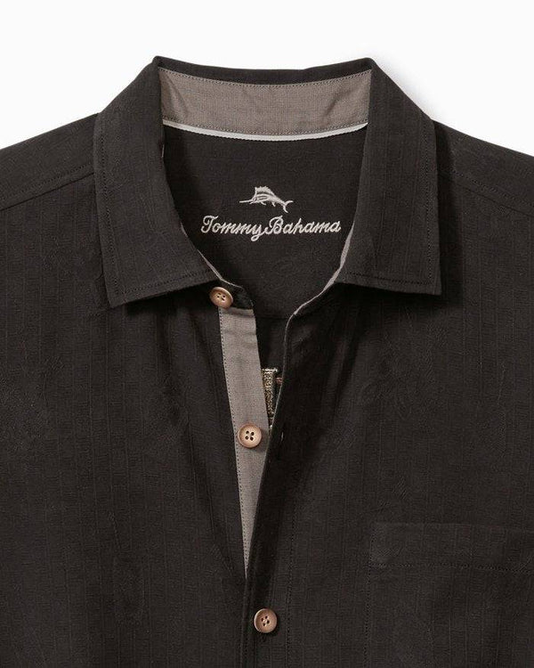 Tommy Bahama Call Me Old Fashioned Silk Camp Shirt | Black - Caswell's Fine Menswear