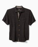 Tommy Bahama Call Me Old Fashioned Silk Camp Shirt | Black - Caswell's Fine Menswear