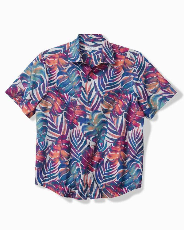 Tommy Bahama Monarch Monstera IslandZone® Shirt | Summer Grey - Caswell's Fine Menswear