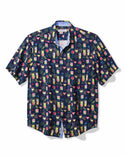 Tommy Bahama Electric Cocktail Shirt | Horizon Blue - Caswell's Fine Menswear