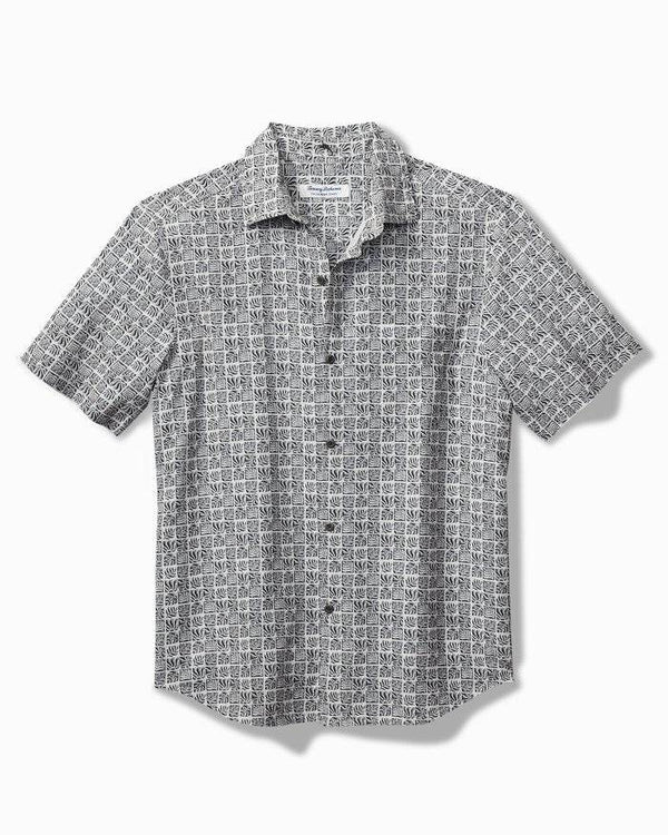 Tommy Bahama Coast Cozumel Tiles IslandZone® Shirt | Summer Grey - Caswell's Fine Menswear
