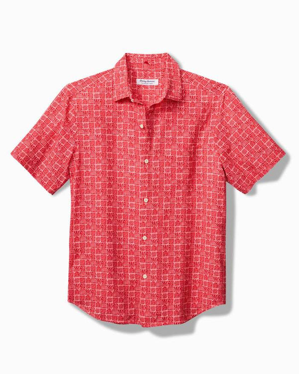 Tommy Bahama Coast Cozumel Tiles IslandZone® Shirt | Coral Coast - Caswell's Fine Menswear