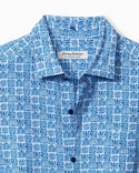 Tommy Bahama Bahama Coast Cozumel Tiles IslandZone® Shirt | Dew Drop - Caswell's Fine Menswear