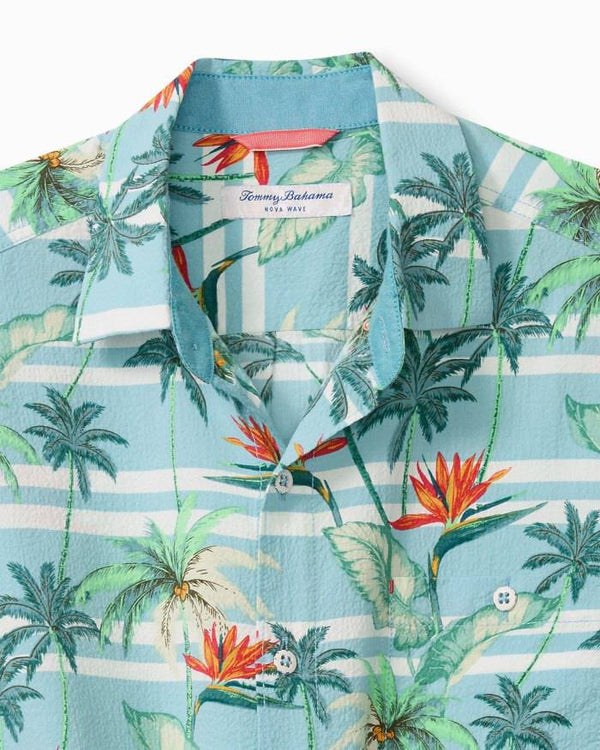 Tommy Bahama Nova Wave Palmero Stripe Shirt | Blue Whisper - Caswell's Fine Menswear