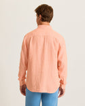 Tommy Bahama Paradise Breezer Linen Long-Sleeve Shirt | Peach Parrot