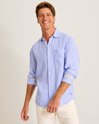 Tommy Bahama Paradise Breezer Linen Long-Sleeve Shirt | Classic Lavender