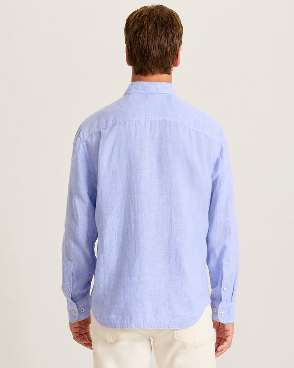 Tommy Bahama Paradise Breezer Linen Long-Sleeve Shirt | Classic Lavender