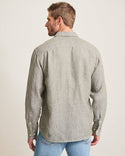 Tommy Bahama Paradise Breezer Linen Long-Sleeve Shirt | Tea Leaf - Caswell's Fine Menswear