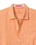 Tommy Bahama Paradise Breezer Linen Short-Sleeve Shirt | Bright Apricot