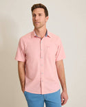 Tommy Bahama Nova Wave Short-Sleeve Shirt | Pure Salmon - Caswell's Fine Menswear