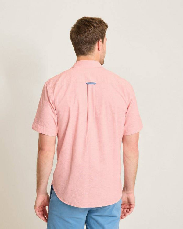 Tommy Bahama Nova Wave Short-Sleeve Shirt | Pure Salmon - Caswell's Fine Menswear