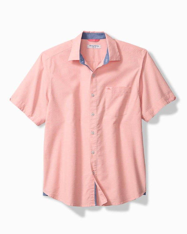 Tommy Bahama Nova Wave Short-Sleeve Shirt | Pure Salmon - Caswell's Fine Menswear