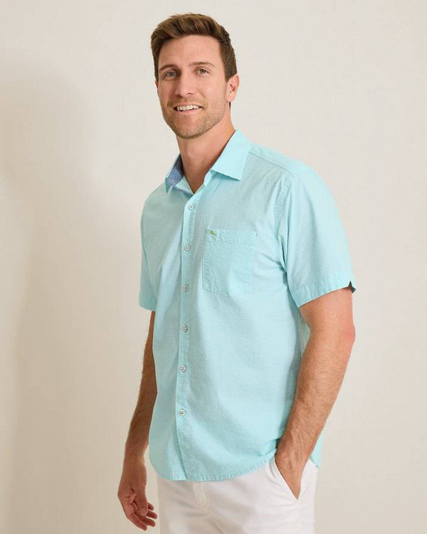 Tommy Bahama Nova Wave Short-Sleeve Shirt | Aquarious - Caswell's Fine Menswear