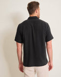 Tommy Bahama Maui Border Silk Camp Shirt | Black - Caswell's Fine Menswear