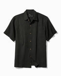Tommy Bahama Maui Border Silk Camp Shirt | Black - Caswell's Fine Menswear