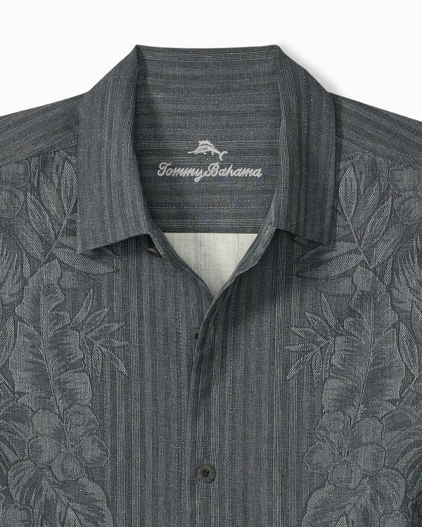 Tommy Bahama Maui Border Silk Camp Shirt | Turbulence