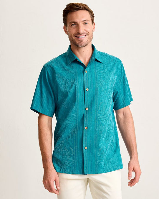 Tommy Bahama Maui Border Silk Camp Shirt | Shipweck