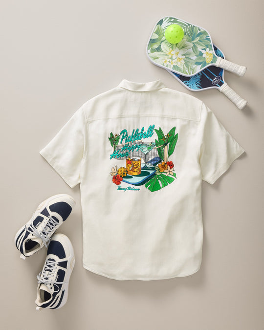 Tommy Bahama Pickleball Happy Hour Silk Camp Shirt | Continental