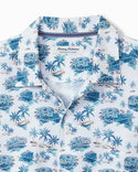 Tommy Bahama Bahama Coast Palm Scape IslandZone® Polo | Azul Mar