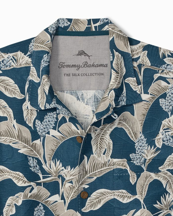 Tommy Bahama Midnight Palms Silk Camp Shirt | Kingfish