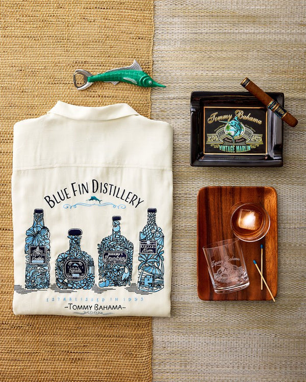 Tommy Bahama Blue Fin Distillery Silk Camp Shirt | Continental