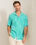 Tommy Bahama Tencel Shirt Coastal Ease | Blue Freeze
