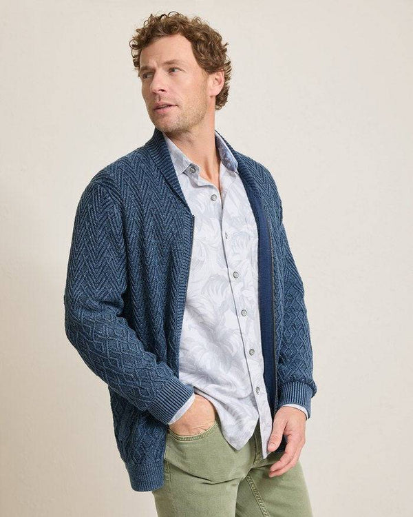 Tommy Bahama Sunbreak Full-Zip Sweater | Coastline - Caswell's Fine Menswear