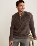 Tommy Bahama Cross Cable Button-Neck Sweater | Cordial